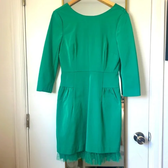 JCrew Emerald Green Cocktail Dress